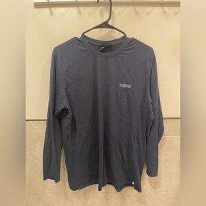 VANQUISH Men's Navy Long Sleeve Shirt